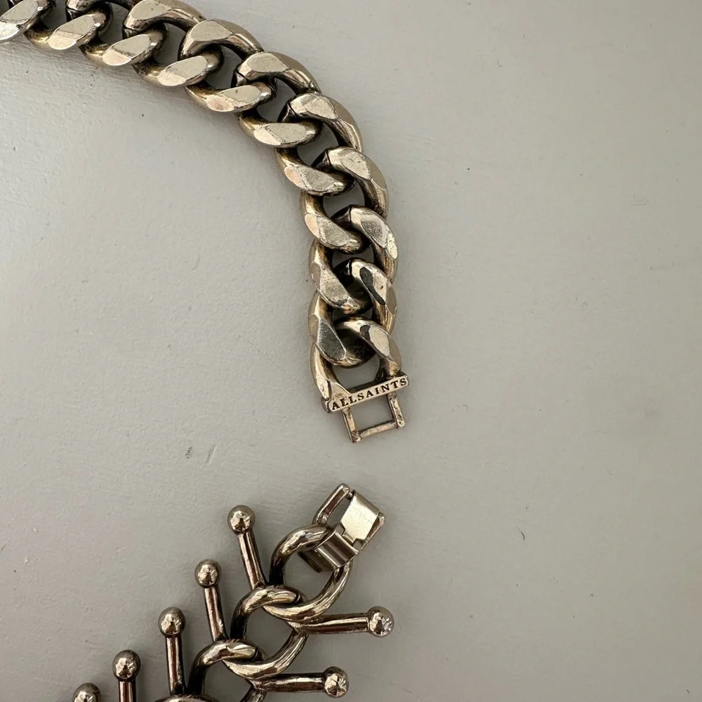 All Saints Gold Chain Necklace - Picture 2 of 4